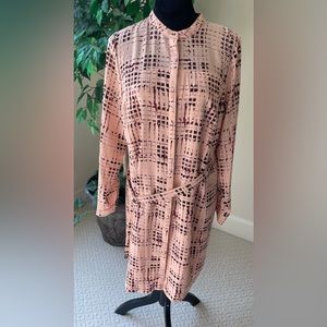 Apt. 9, Dresses,Pink Printed Belted Midi Dress